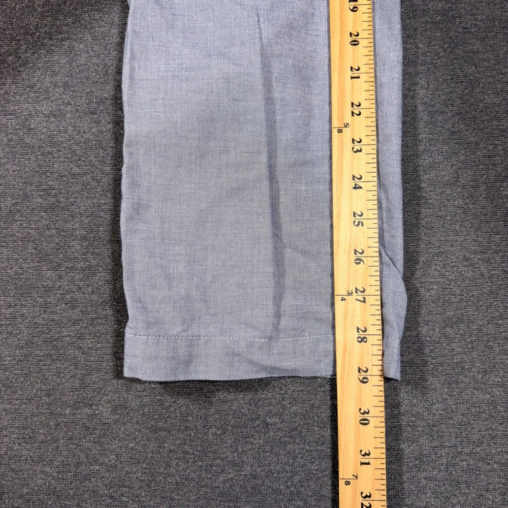 Banana Republic Chino Pants Mens 33x29 Blue Aiden Fit Cotton Casual Trousers